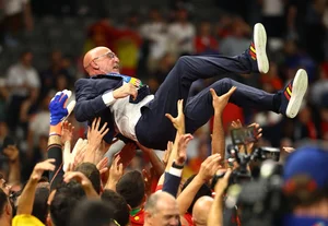 Victory Moment: Spanish Players Lift the Euro 2024 Championship Trophy - image 2
