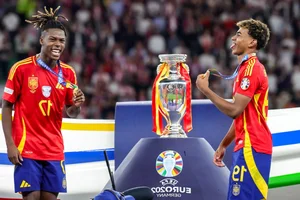 Victory Moment: Spanish Players Lift the Euro 2024 Championship Trophy - image 10