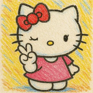 Simple Hello Kitty Drawings: 112+ Cute and Easy Art Ideas - image 30