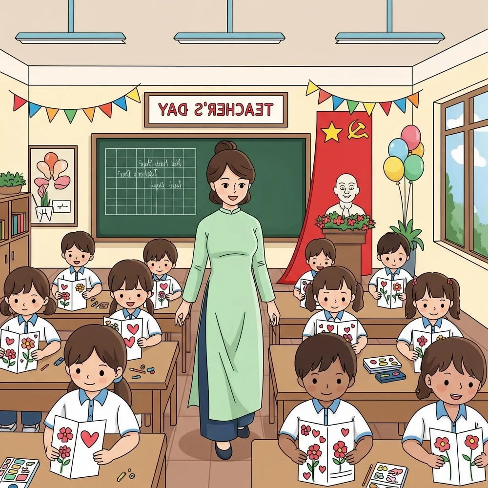 Heartwarming Paintings Honoring the Noble Profession of Teaching