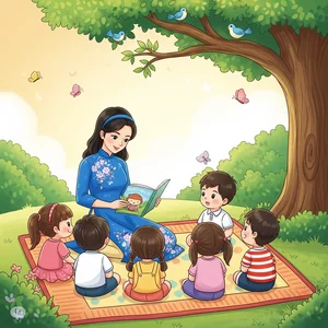 Heartwarming Paintings Honoring the Noble Profession of Teaching - image 12