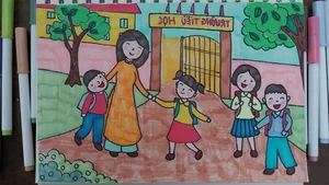Heartwarming Paintings Honoring the Noble Profession of Teaching - image 33