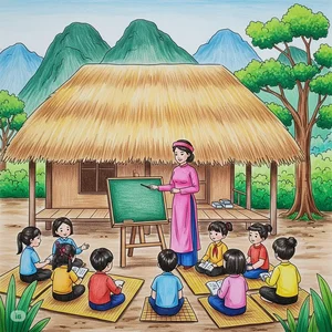 Heartwarming Paintings Honoring the Noble Profession of Teaching - image 11