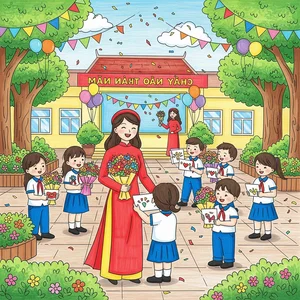 Heartwarming Paintings Honoring the Noble Profession of Teaching - image 16
