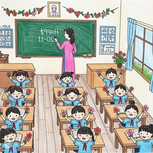 Heartwarming Paintings Honoring the Noble Profession of Teaching - image 7