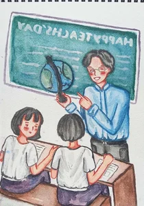 Heartwarming Paintings Honoring the Noble Profession of Teaching - image 41