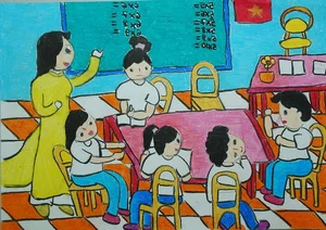 Heartwarming Paintings Honoring the Noble Profession of Teaching - image 21