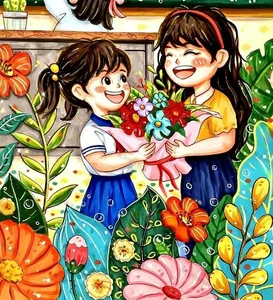 Heartwarming Paintings Honoring the Noble Profession of Teaching - image 25