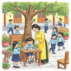 Heartwarming Paintings Honoring the Noble Profession of Teaching - image 22
