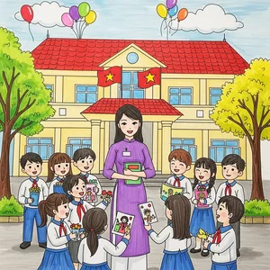 Heartwarming Paintings Honoring the Noble Profession of Teaching - image 26