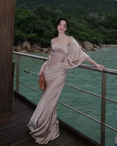 Chi Pu Embraces Daring Fashion Trends with Sheer Fabrics and Bold Cut-Out Designs - image 10