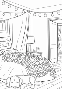 Creative Bedroom Coloring Pages: 269+ Engaging Activities for Young Artists - image 13