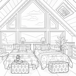 Creative Bedroom Coloring Pages: 269+ Engaging Activities for Young Artists - image 32