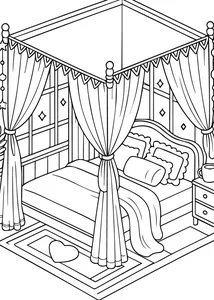 Creative Bedroom Coloring Pages: 269+ Engaging Activities for Young Artists - image 10