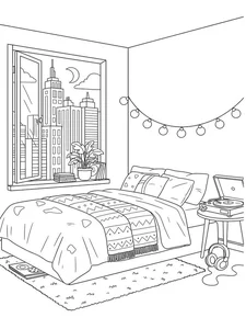 Creative Bedroom Coloring Pages: 269+ Engaging Activities for Young Artists - image 12