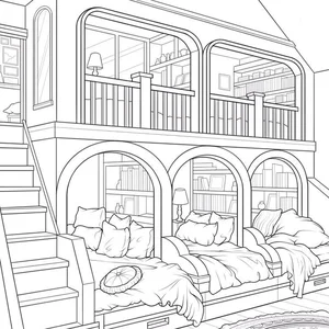 Creative Bedroom Coloring Pages: 269+ Engaging Activities for Young Artists - image 35