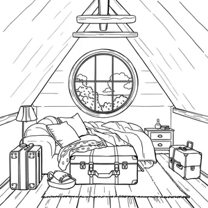 Creative Bedroom Coloring Pages: 269+ Engaging Activities for Young Artists - image 8