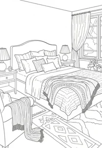 Creative Bedroom Coloring Pages: 269+ Engaging Activities for Young Artists - image 19