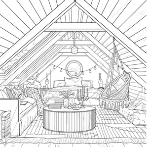 Creative Bedroom Coloring Pages: 269+ Engaging Activities for Young Artists - image 26