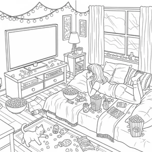 Creative Bedroom Coloring Pages: 269+ Engaging Activities for Young Artists - image 28