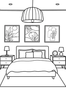 Creative Bedroom Coloring Pages: 269+ Engaging Activities for Young Artists - image 34