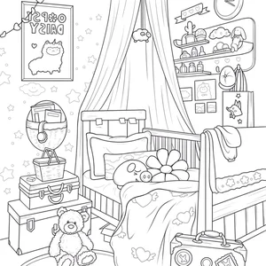 Creative Bedroom Coloring Pages: 269+ Engaging Activities for Young Artists - image 5