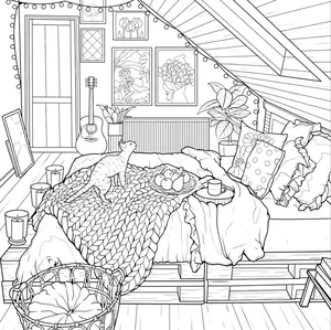 Creative Bedroom Coloring Pages: 269+ Engaging Activities for Young Artists - image 4