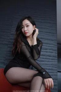 Elegant Chinese Model Xiao Jie in the Red Sofa Collection Part 2 - image 59