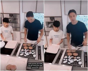 Le Quyen’s Son Prepares Gourmet Meal, Showcasing Down-to-Earth Upbringing - image 4