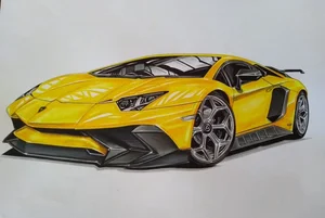 106+ Stunning Lamborghini Car Drawings and Sketches to Inspire Young Artists - image 8