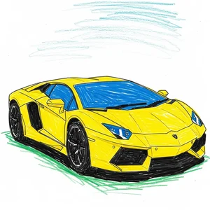 106+ Stunning Lamborghini Car Drawings and Sketches to Inspire Young Artists - image 29