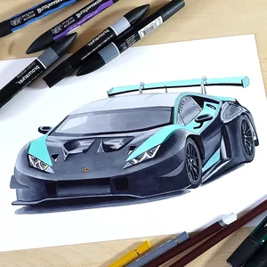 106+ Stunning Lamborghini Car Drawings and Sketches to Inspire Young Artists - image 21