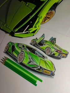 106+ Stunning Lamborghini Car Drawings and Sketches to Inspire Young Artists - image 3