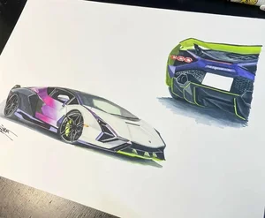 106+ Stunning Lamborghini Car Drawings and Sketches to Inspire Young Artists - image 18
