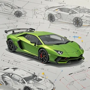 106+ Stunning Lamborghini Car Drawings and Sketches to Inspire Young Artists - image 9
