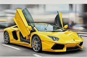 106+ Stunning Lamborghini Car Drawings and Sketches to Inspire Young Artists - image 24