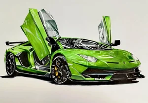 106+ Stunning Lamborghini Car Drawings and Sketches to Inspire Young Artists - image 43