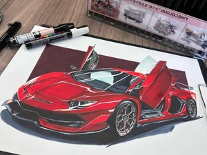 106+ Stunning Lamborghini Car Drawings and Sketches to Inspire Young Artists - image 27