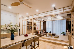 Modern Japanese-Style Apartment Featuring a Versatile 5-in-1 Living Room Design - image 6