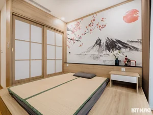 Modern Japanese-Style Apartment Featuring a Versatile 5-in-1 Living Room Design - image 2