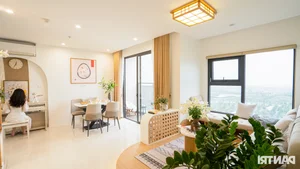 Modern Japanese-Style Apartment Featuring a Versatile 5-in-1 Living Room Design - image 4
