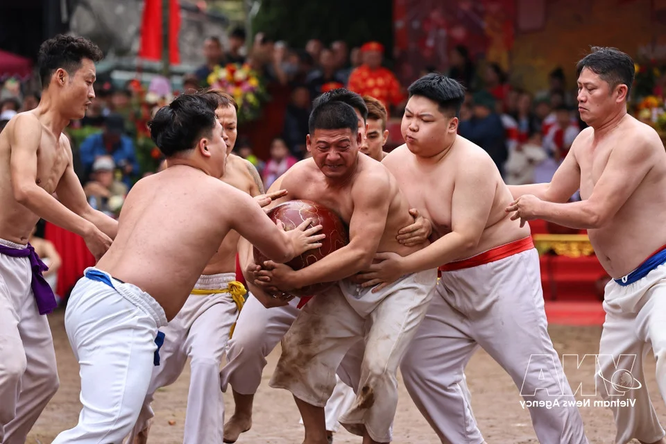 Discover the Martial Spirit of the Thuy Linh Ball-Wrestling Festival: A Vibrant Vietnamese Cultural Tradition