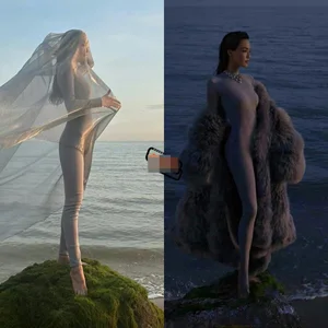 Iconic Asian Beauty Behind the Scenes Beach Photoshoot - image 5