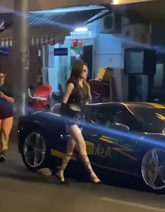 Thiều Bảo Trang Viral for Luxury Ferrari Appearance and Stunning High-Fashion Style - image 2
