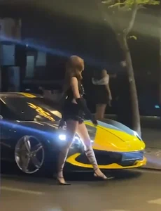 Thiều Bảo Trang Viral for Luxury Ferrari Appearance and Stunning High-Fashion Style - image 4