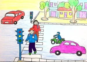 Easy Road to School Drawing Ideas: Simple and Nostalgic Art for Kids and Beginners - image 9
