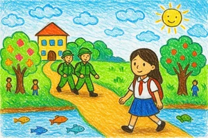Easy Road to School Drawing Ideas: Simple and Nostalgic Art for Kids and Beginners - image 25