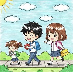 Easy Road to School Drawing Ideas: Simple and Nostalgic Art for Kids and Beginners - image 15