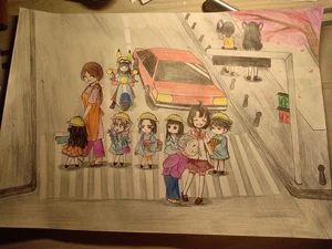 Easy Road to School Drawing Ideas: Simple and Nostalgic Art for Kids and Beginners - image 37