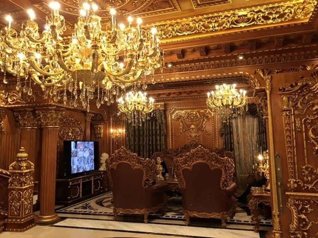 The 300 Billion 'Golden Chicken Castle': A Look Inside the Viral Home of a Scrap Metal Mogul